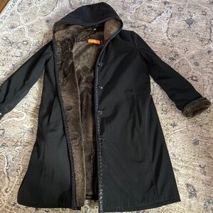 David Cenci sherling lined coat